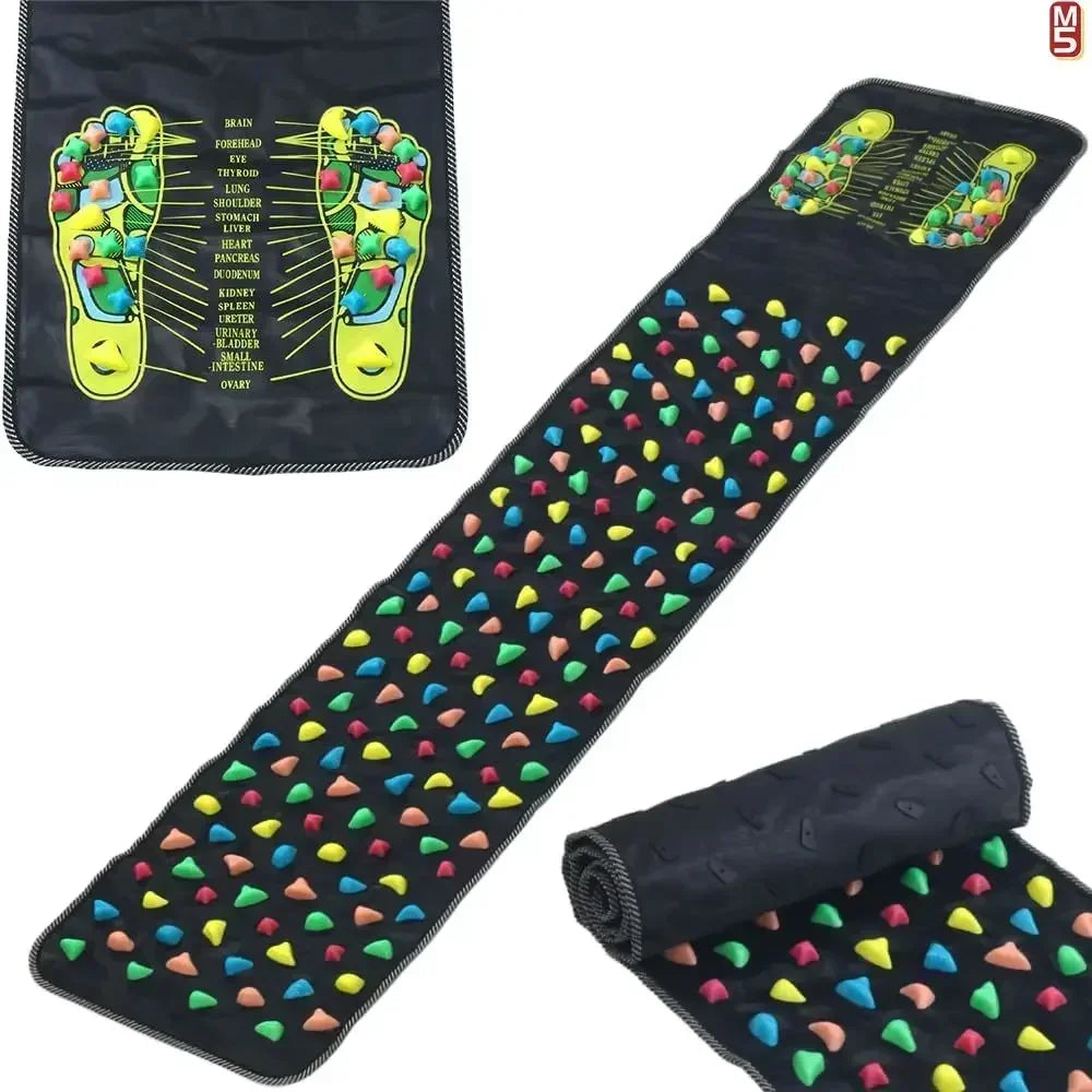 Acupressure Foot Reflexology Mat for Deep Tissue Muscle Relief Body Shaping Massage Equipment Tidesmit