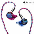 Kinera Celest Phoenixcall 5-Driver Hybrid In-Ear Monitors | Tidesmit Purple-Blue-4.4mm Tidesmit