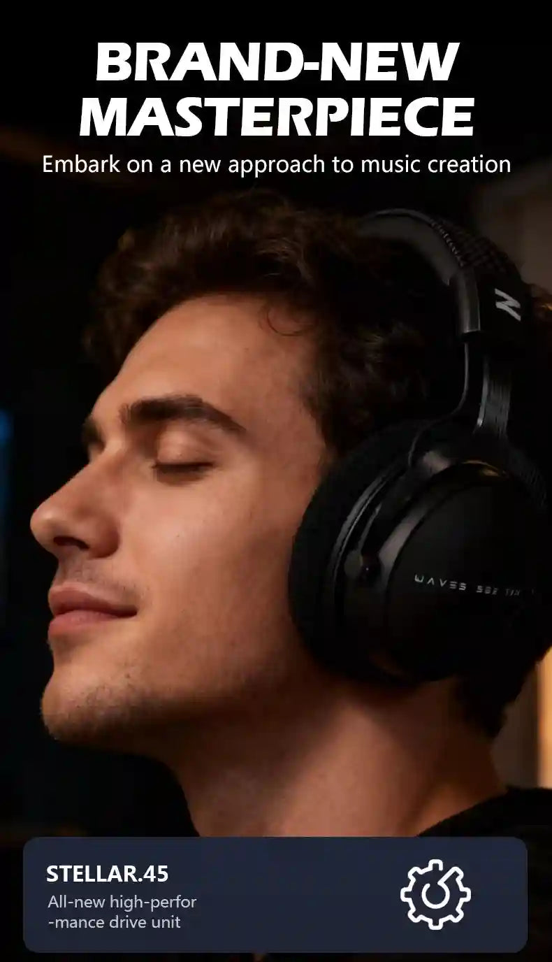 Studio Monitor Over-Ear Headphones - W550x Professional Audio Tidesmit