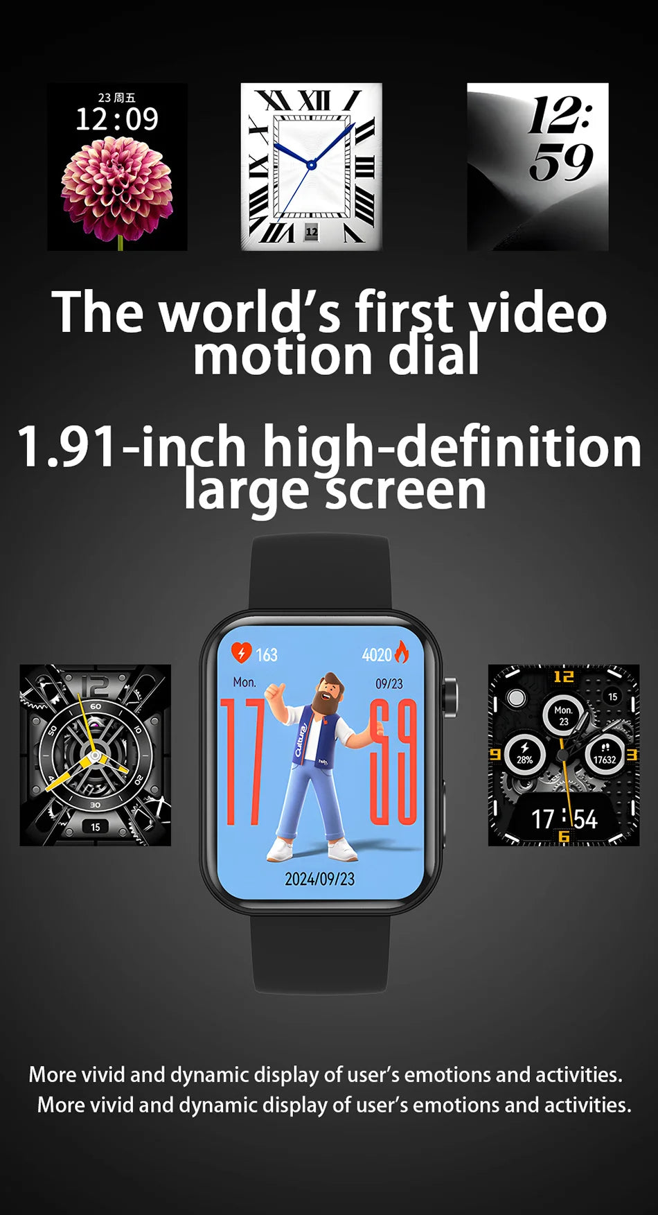 New Smart Watch Women Men Camera Take Photo Record Video Heart rate Sports Fitness Waterproof Bluetooth Call For Android iPhone