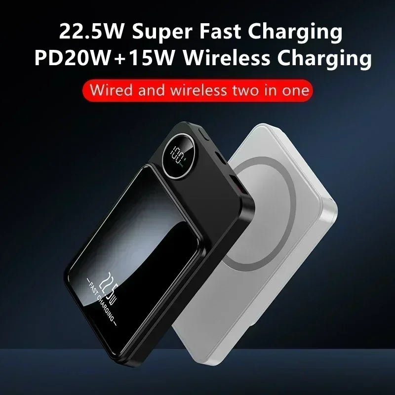 Magnetic Wireless Power Bank 20000mAh | PD Fast Charging Tidesmit Tidesmit
