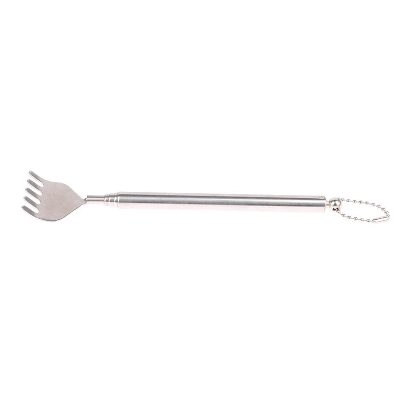 Telescopic Back Scratcher: Adjustable Stainless Steel Massage Tool Back Massage Instrument Tidesmit