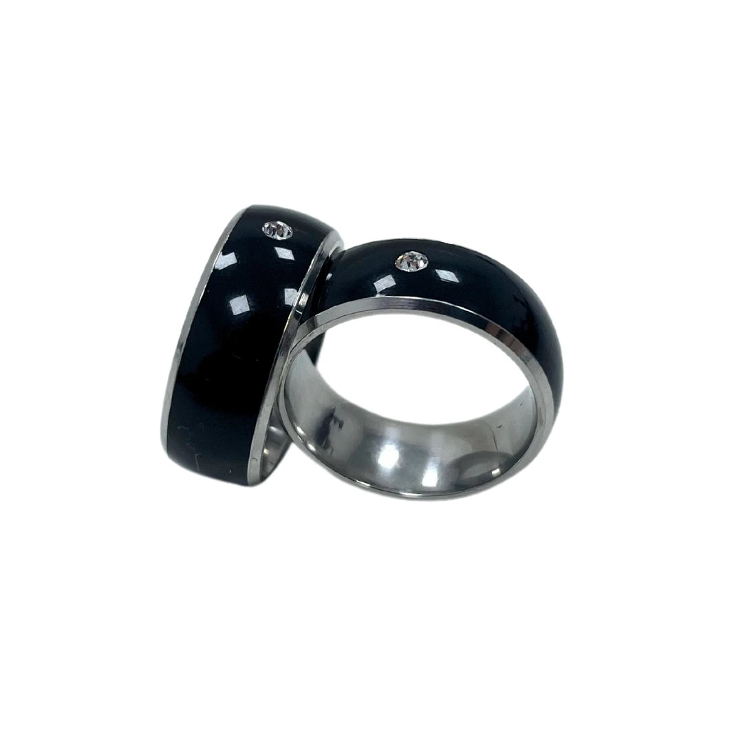 1PCS NFC Smart Ring NFC 213/216 Chip New Design All-round Readable and Rewritable 13.56Mhz Tag for All NFC-enabled Devices Tidesmit