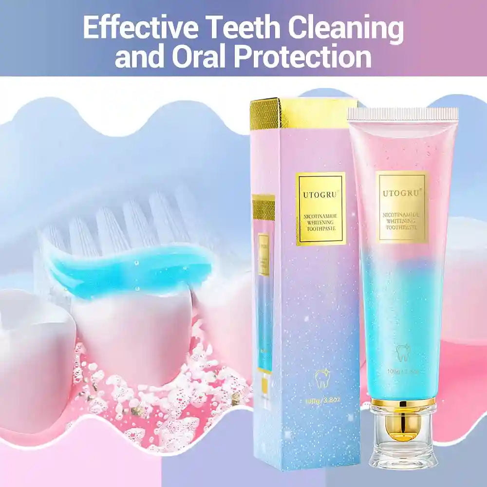 Tidesmit 3-pack teeth whitening toothpaste for sensitive teeth removing coffee, tea, and wine stains.