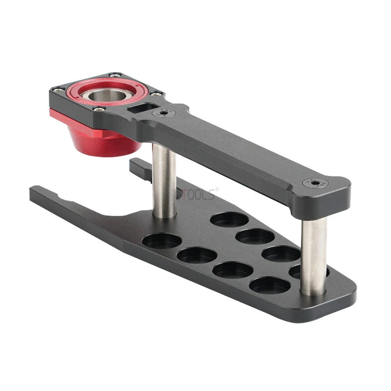 Multifunctional Flat Vertical Drilling Jig Precision Dowel Locator for Pegboard MFT Workbench Woodworking Hole Opening Tool