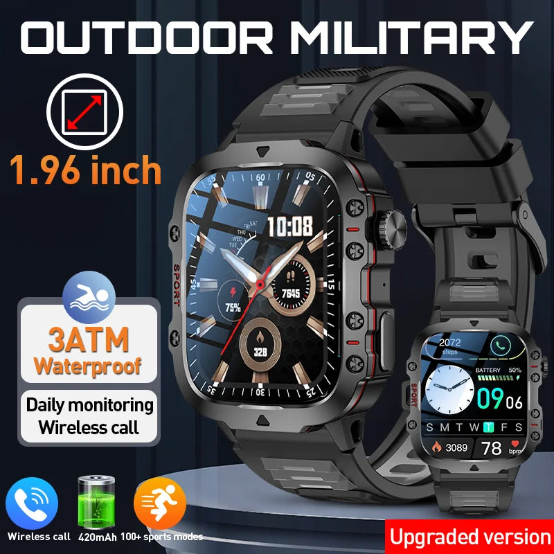 New Smart Watch For Men Women Bluetooth Call Heart Rate Sleep Monitoring 3ATM Waterproof Sport Smartwatch For Android IOS 2026