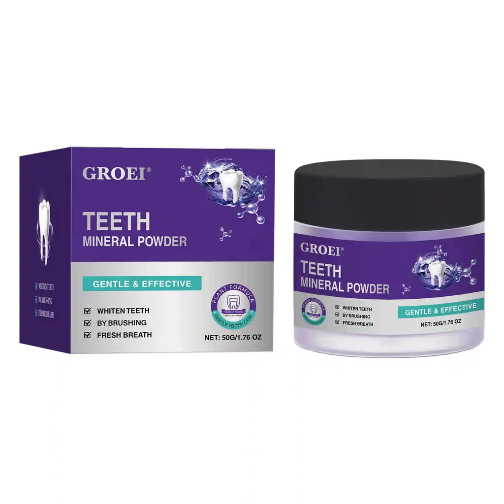Tidesmit purple hydroxyapatite teeth whitening powder for effective plaque removal and oral hygiene