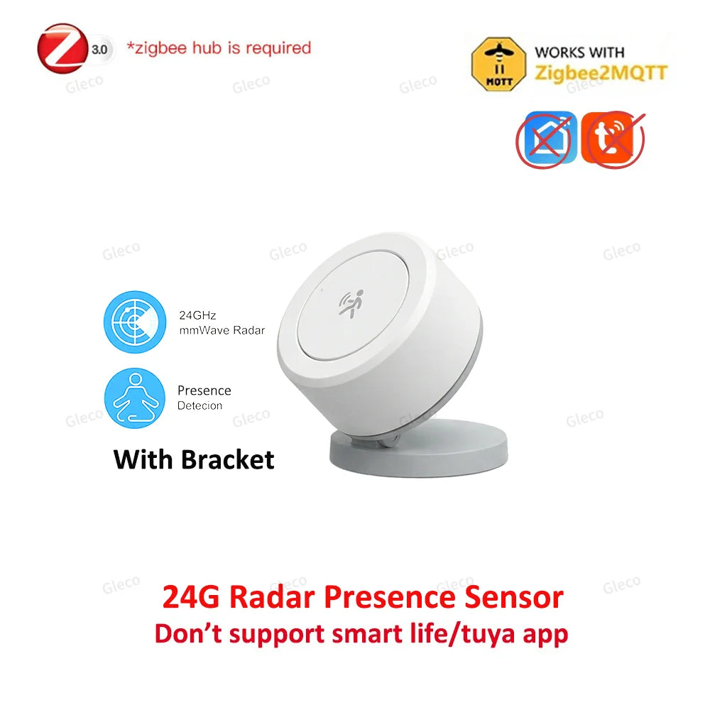 Zigbee MmWave Human Presence Sensor | Precision Smart Home Radar TYPE5 For Z2M China Mainland Tidesmit