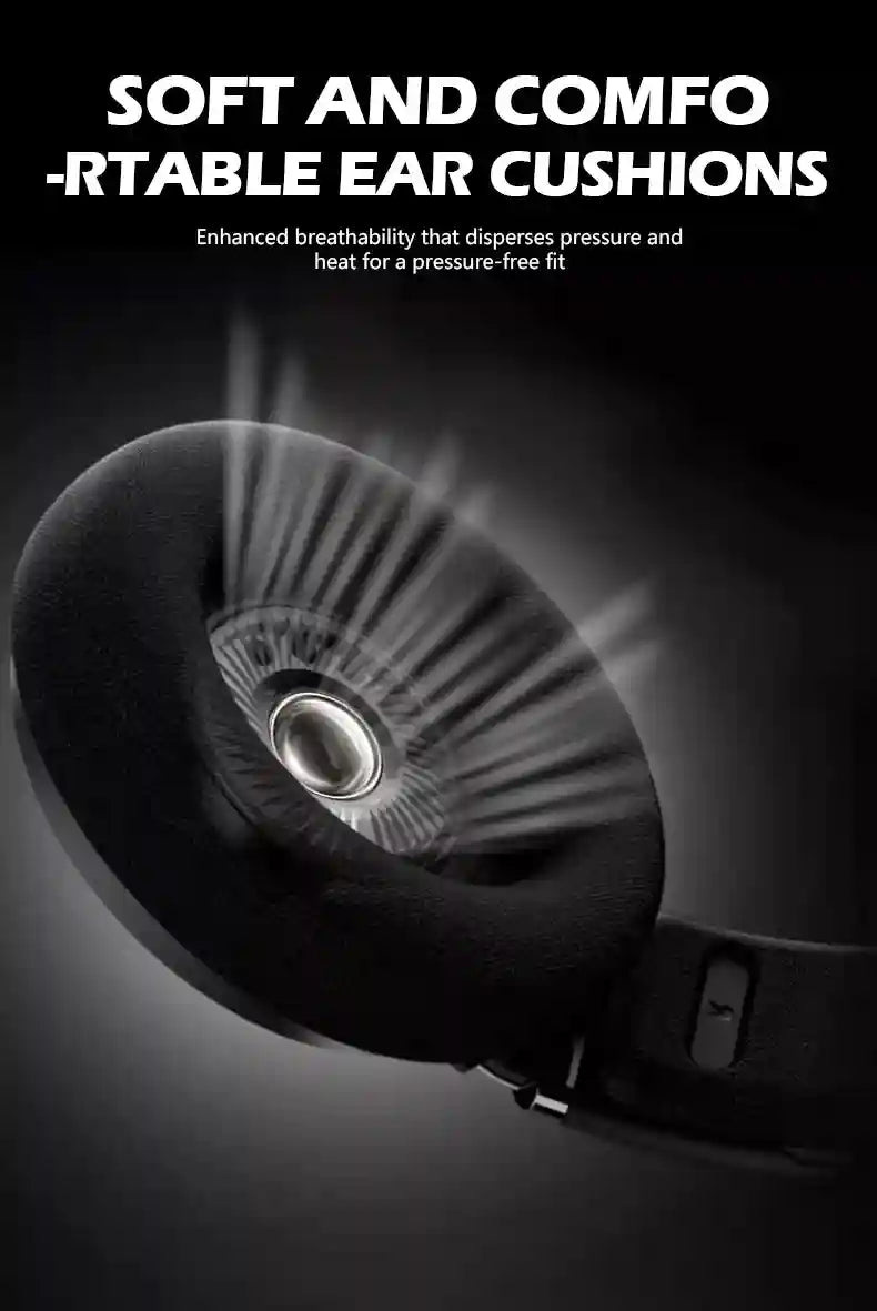 Wired Studio Headphones Over-Ear Monitor - Detachable Cable (W550x) Tidesmit