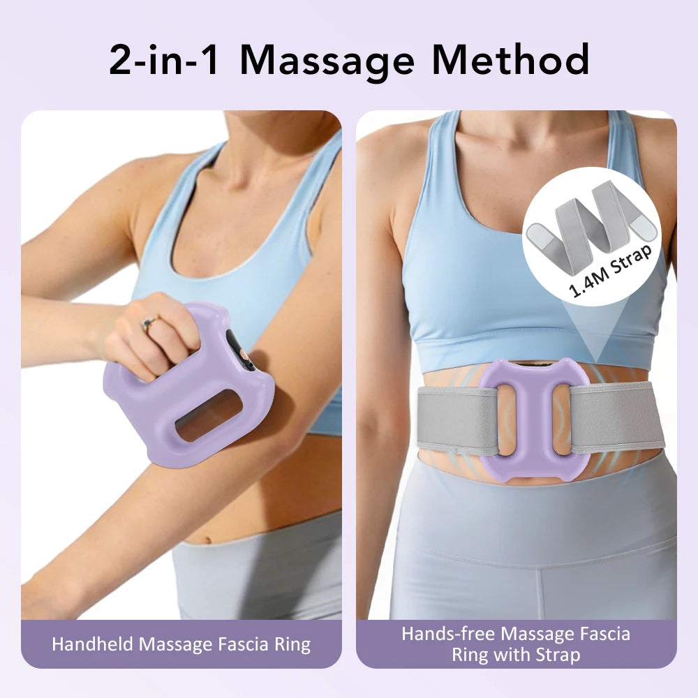 Fascia Massage Gun: Deep Tissue Percussive Therapy Tool (Purple) Fascia Gun Tidesmit