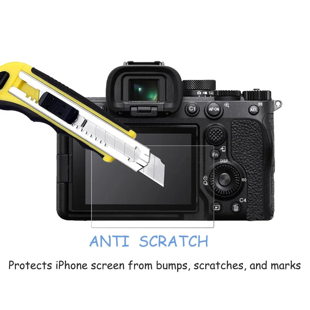 Sony Alpha Screen Protector | 9H Tempered Glass 2-Pack Tidesmit