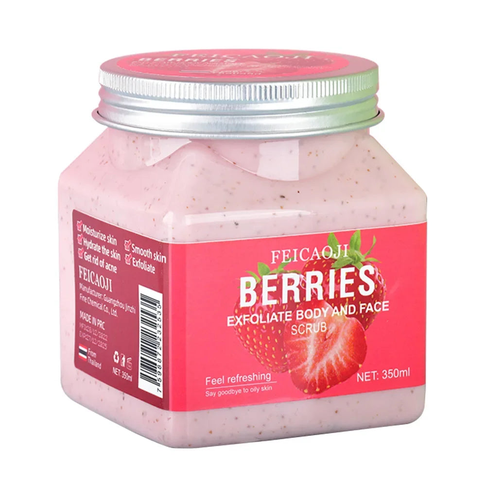 Tidesmit Exfoliating Body Scrub - 350ml Hydrating Salt Treatment Scrubs Treatments Strawberr Scrub350ml Tidesmit