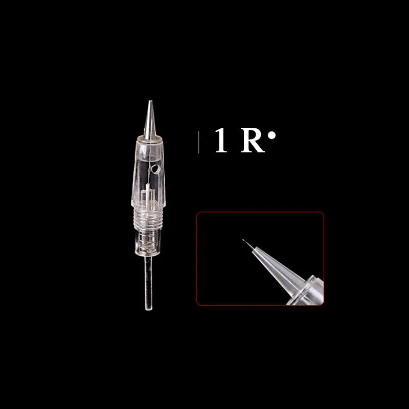 PMU Machine Rotary Pen Kit for Eyebrow and Lip Semi-Permanent Makeup Permanent Makeup Machines 50 pcs 1R Tidesmit