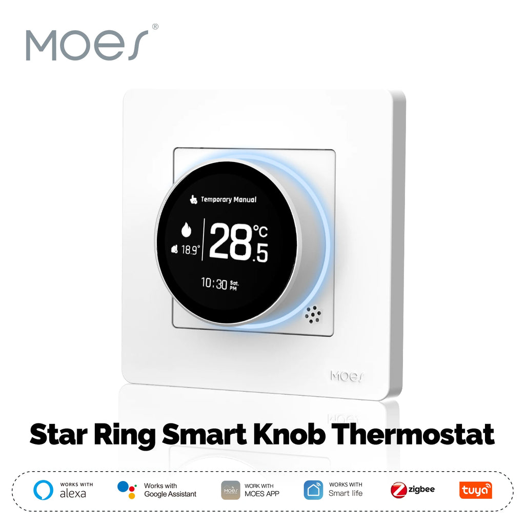 ZigBee Smart Knob Thermostat for Water Boiler Heating Systems Tidesmit