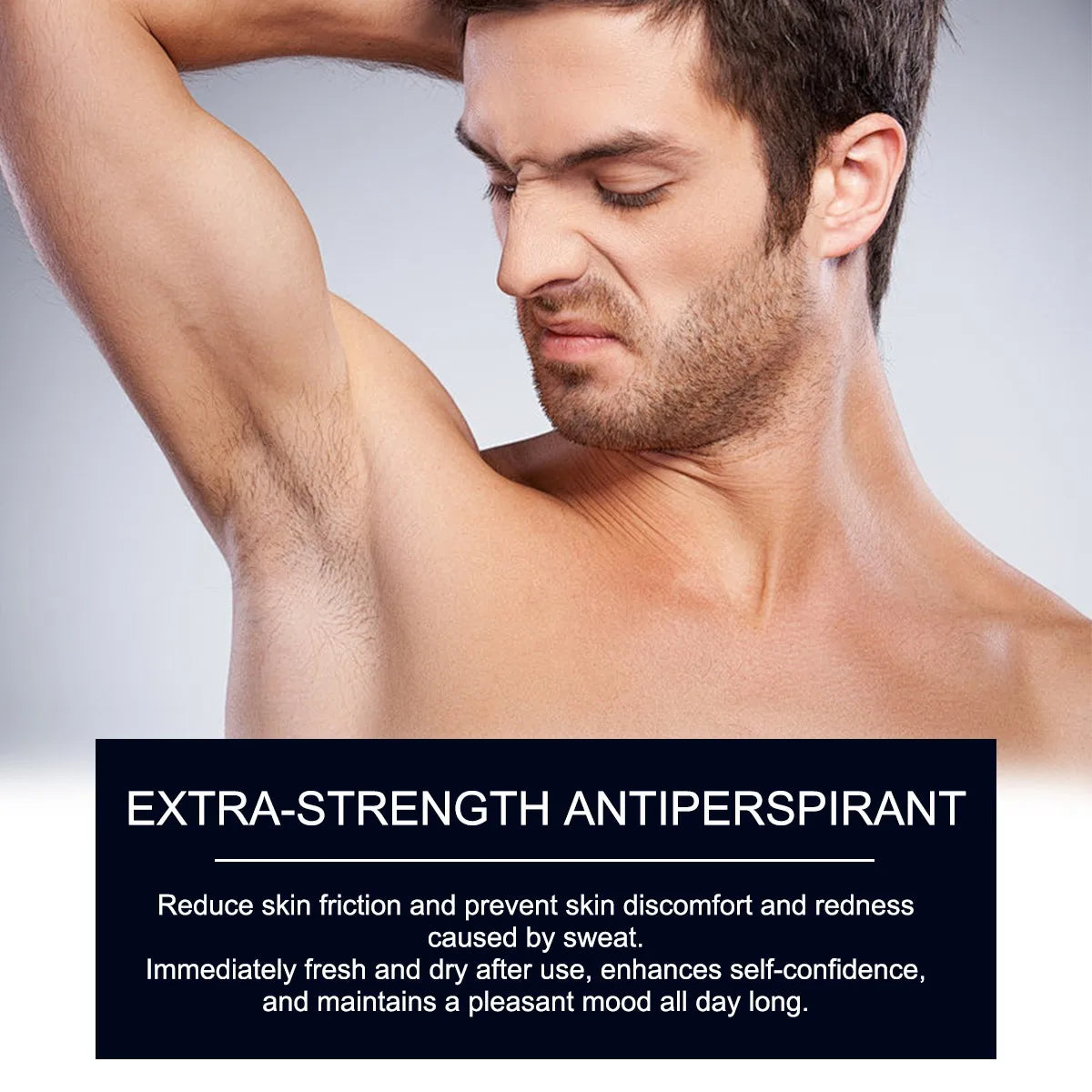 Tidesmit men's aluminum-free antiperspirant stick for refreshing underarm sweat protection during exercise, 100ml.