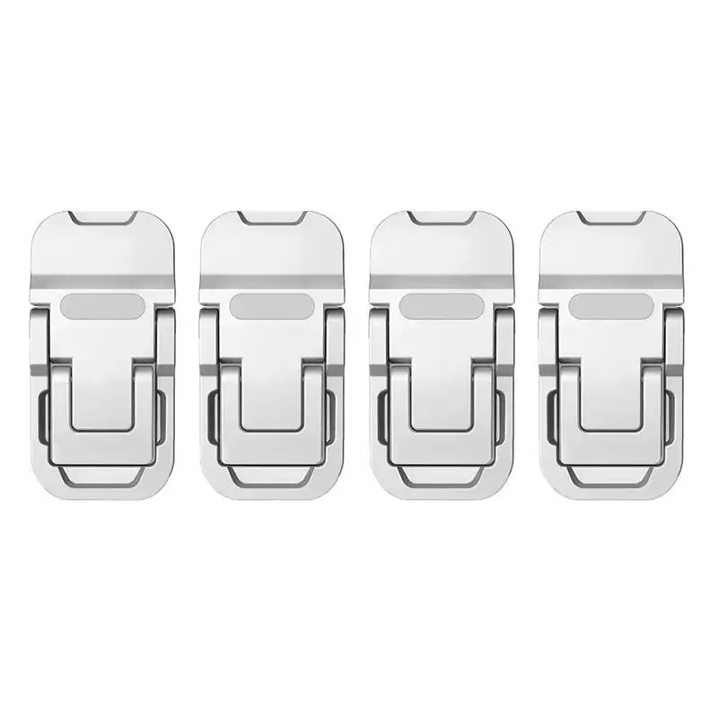 2-pack Hopfällbart Laptopställ - Portabelt Notebook-stöd, Justerbar Höjare, Kylfunktion, Universellt för Laptop och Surfplatta