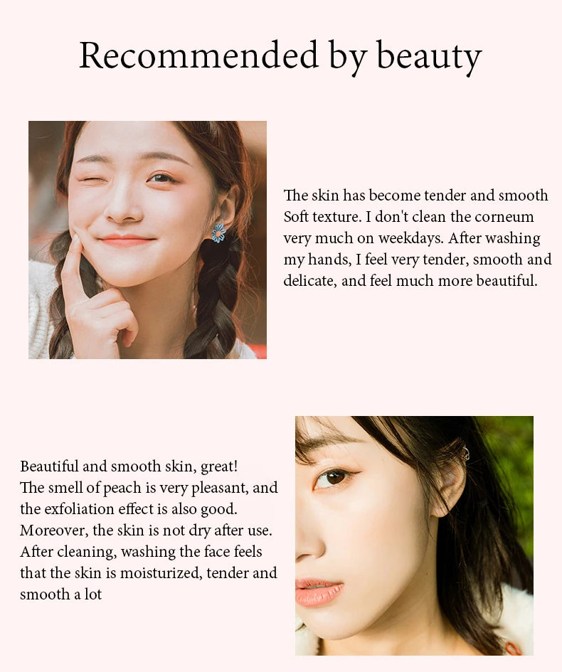Honey Peach Facial Scrub: Natural Exfoliating Cream by Tidesmit Scrubs Treatments Tidesmit
