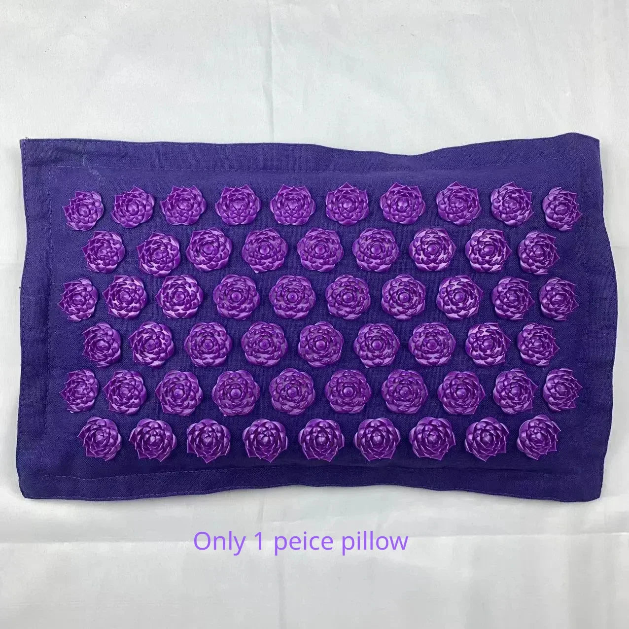 74*44cm Nature Linen Coconut Palm Massage Yoga Mat with Bag Lotus Spike Acupressure Mat Cushion Massage Accupuncture Pad