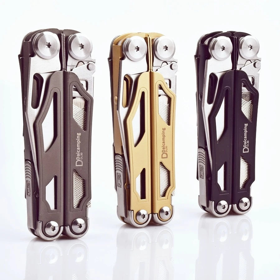 Daicamping DL30 DL301 DL7 Outdoor Camping EDC Plier Set Multifunctional Multitools Hand Multi Tool Folding Multi-tool Kit