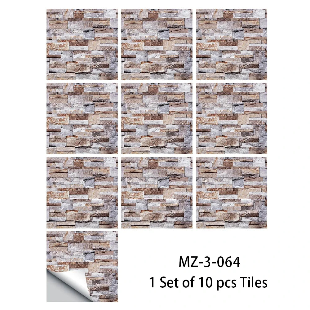 29 Styles Thickened Frosted Tiles Floor Sticker Kitchen Bathroom Home Renovation Wallpaper Waterproof Non-slip Art Wall Decals