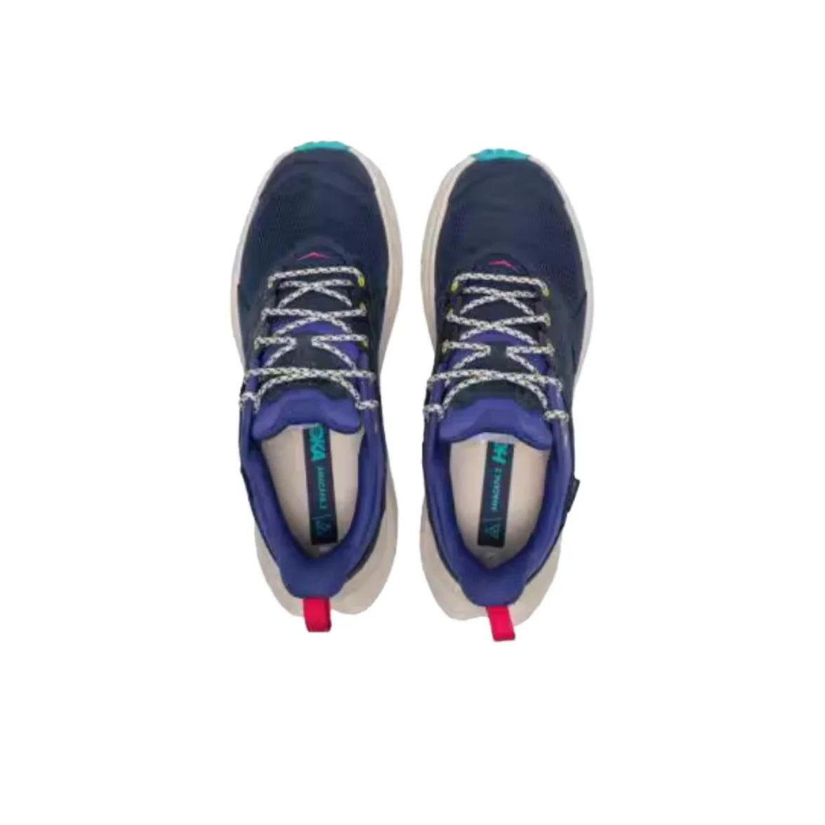 HOKA ONE ONE Anacapa 2 Slip Resistant Abrasion Resistant Low top Trail Running Shoes Men's Blue 1141632F-VMN