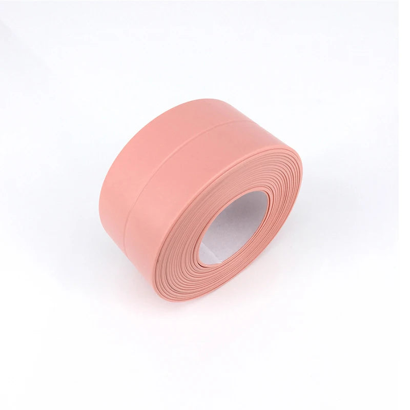 Self-adhesive waterproof sealing tape roll in pink