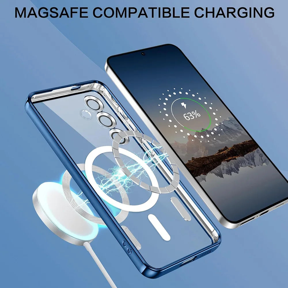 Magnetic Phone Case for Samsung Galaxy S26 Ultra - Shock-Absorbing Plating Tidesmit