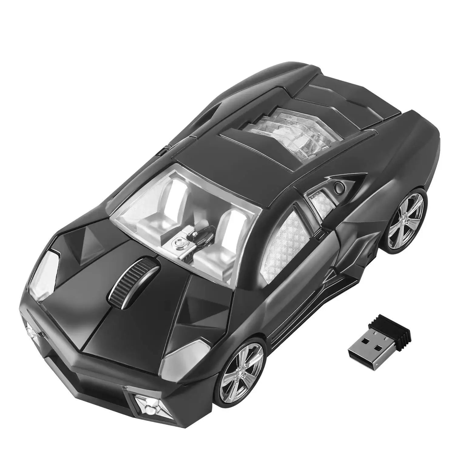 Portable Multiple Vehicle-Shaped Wireless Mouse Ergonomcis Mute Keys Optical Mause For Desktop Notebook Accessories Kids Gifts