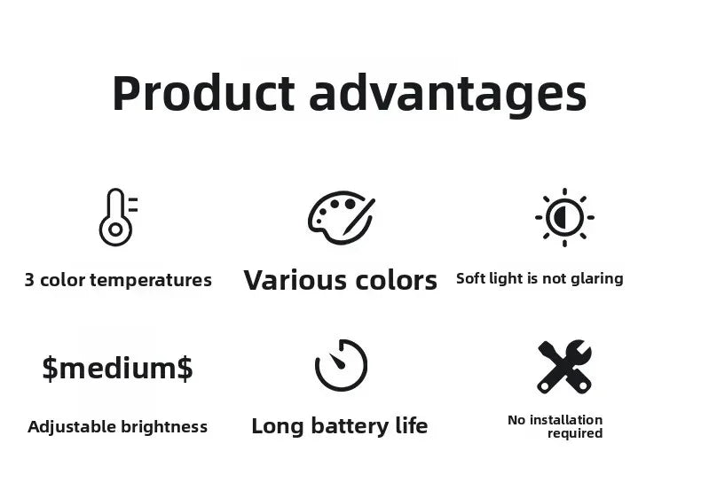 RGB Sleep White Noise Machine with Soothing Sound Touchable Rechargeable LED Night Light Relaxing Audio & Sleep Lamp for Baby