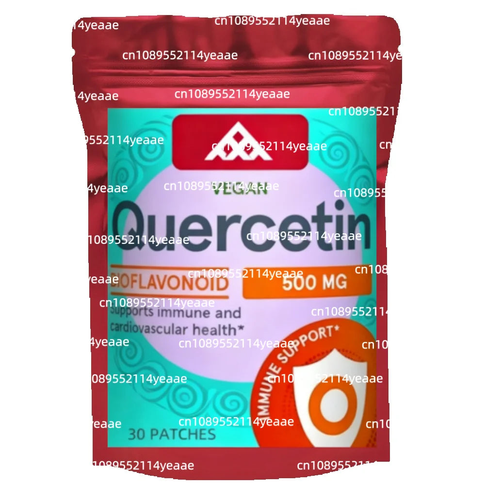 Quercetin Transdermal Patches with Bromelain, Zinc, Vitamin D3,Elderberry- Immune Support 30 Patches