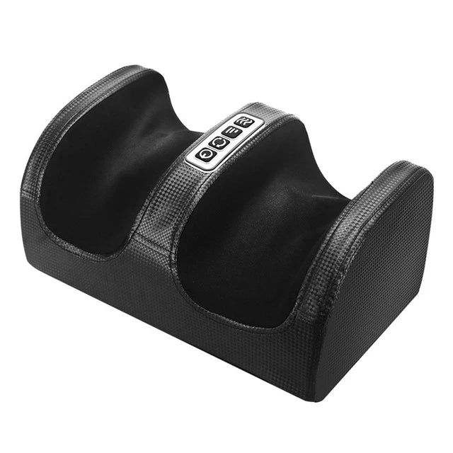 Electric Foot Massager with Heat - Shiatsu Deep Tissue Muscle Relief Body Shaping Massage Equipment Balck Tidesmit