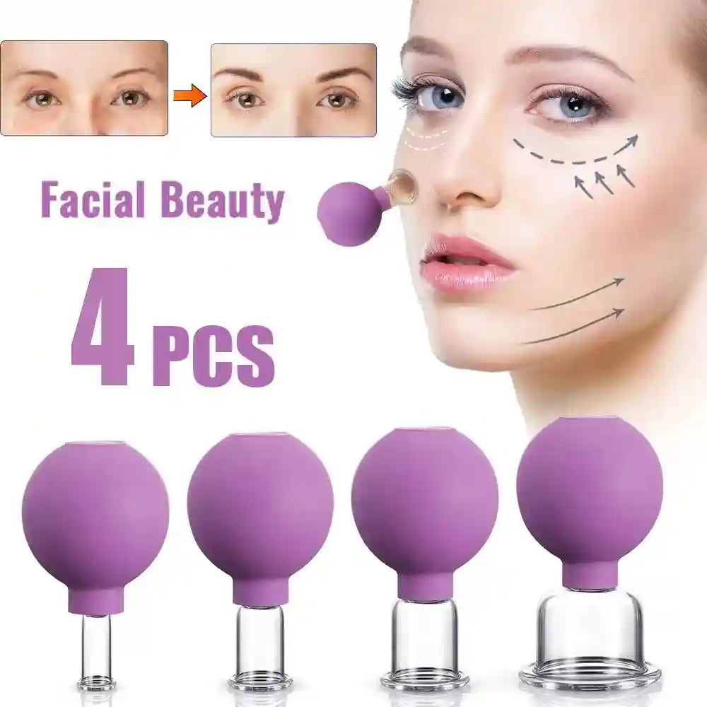 Facial Cupping Set for Skin Lifting and Anti-Wrinkle Massage Therapy Eye Massage Instrument Tidesmit
