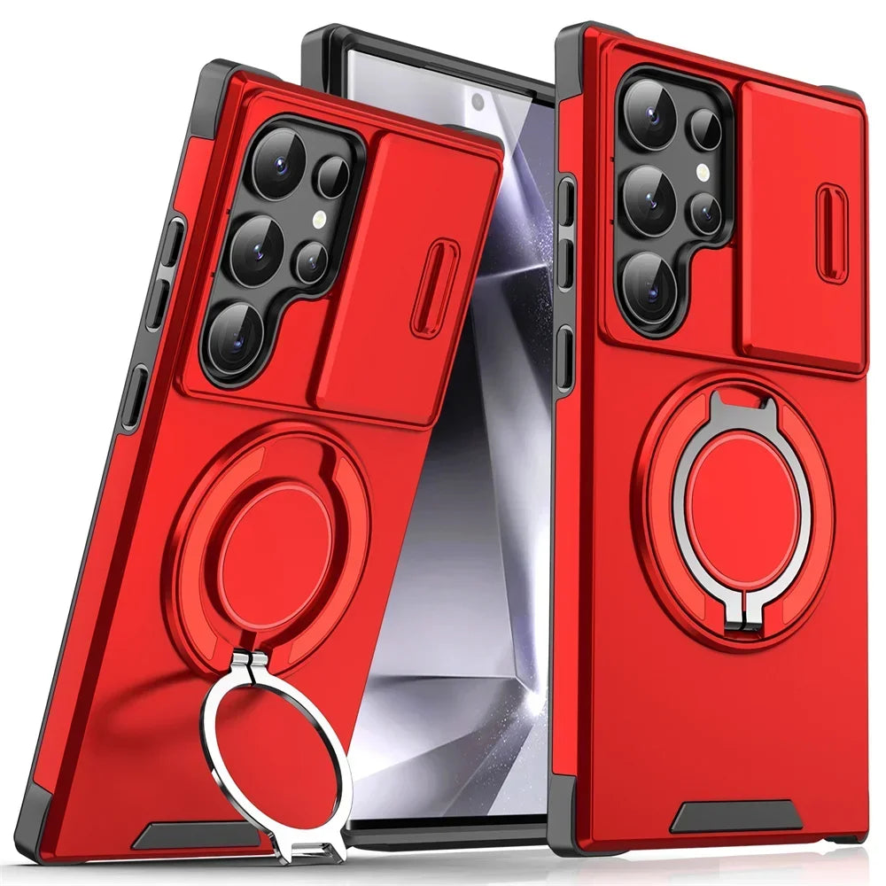 Samsung Galaxy S25 Magnetic Case with Camera Cover - Slim Fit Protection Tidesmit