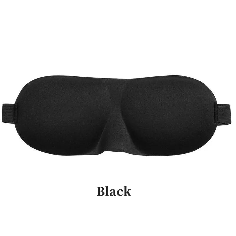 3D Smooth Natural Sleep Mask Fully Adjustable Shoulder Strap Unisex Essential for Travel Peaceful Sleep Blindfold Light Eyepatch