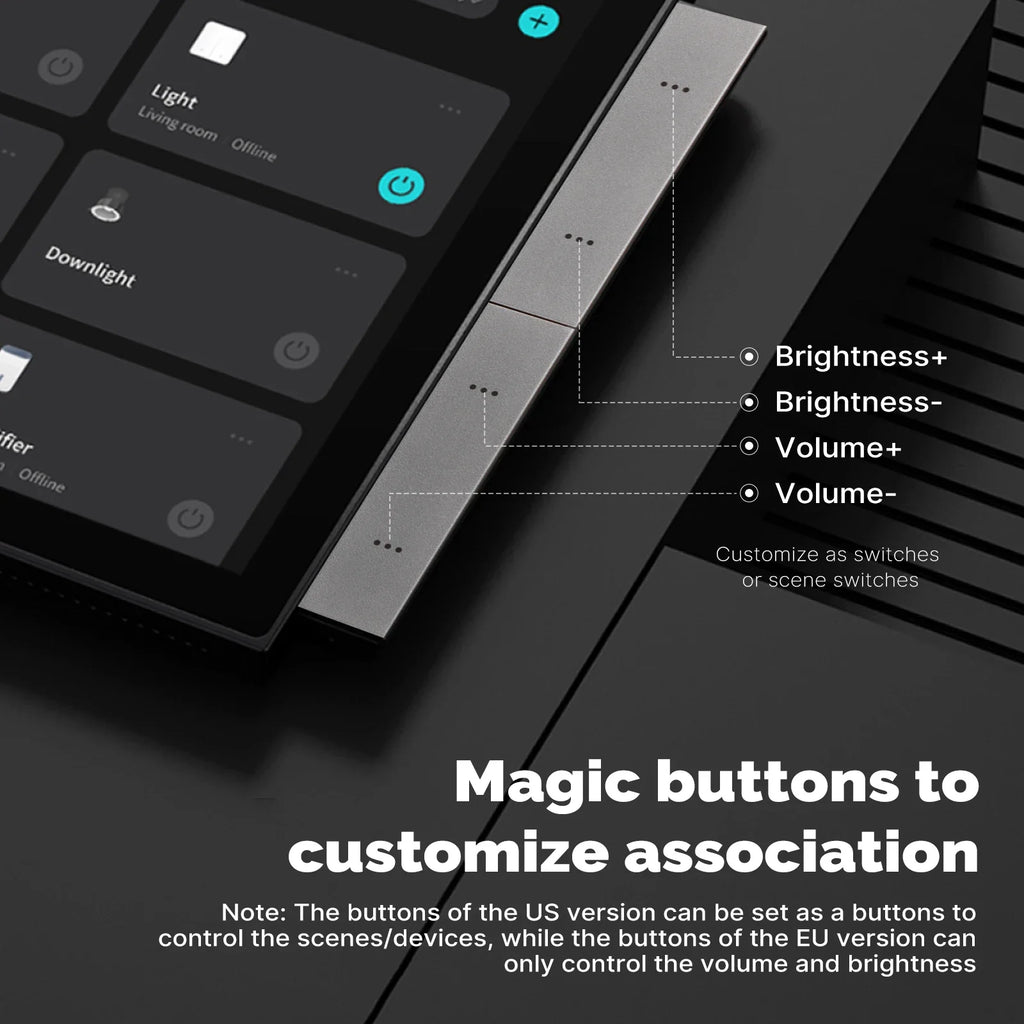 TUYA Smart Home Panel, 10.1" Touch Screen, Built-in Zigbee & Bluetooth Gateway, Intercom Compatible, by MOES