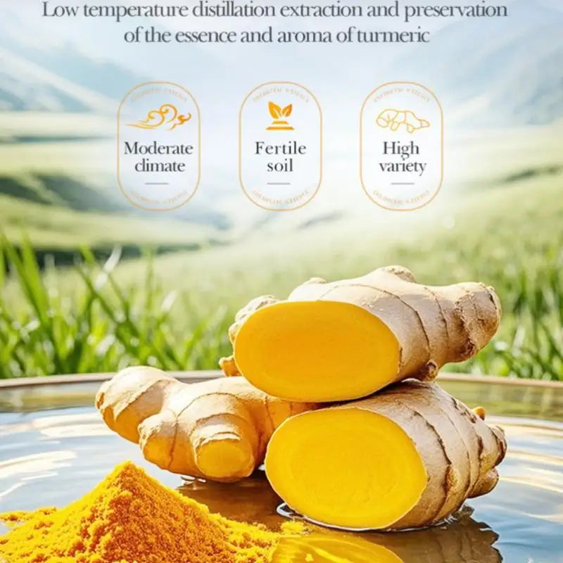 SADOER Lemon Turmeric Brightening Soap Handmade Deeply Cleansing Glowing Body Exfoliating Shower And Face Soap Body Care.