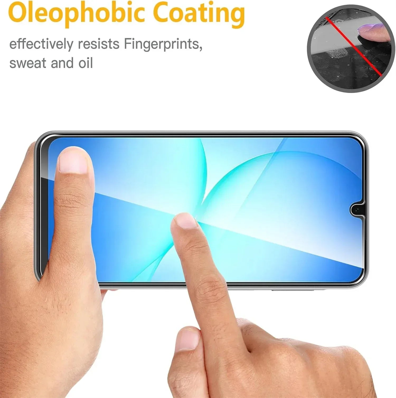 Samsung Galaxy A17 Screen Protector Tempered Glass Case-Friendly Film Tidesmit