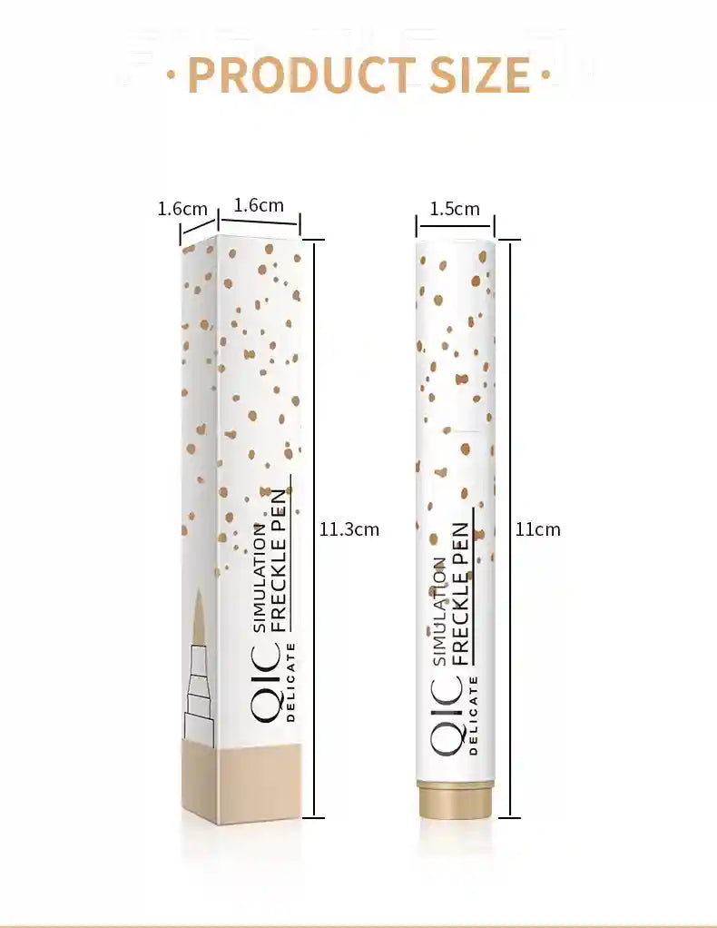 Tidesmit waterproof face freckle pen for natural dot spot makeup application detailed texture view