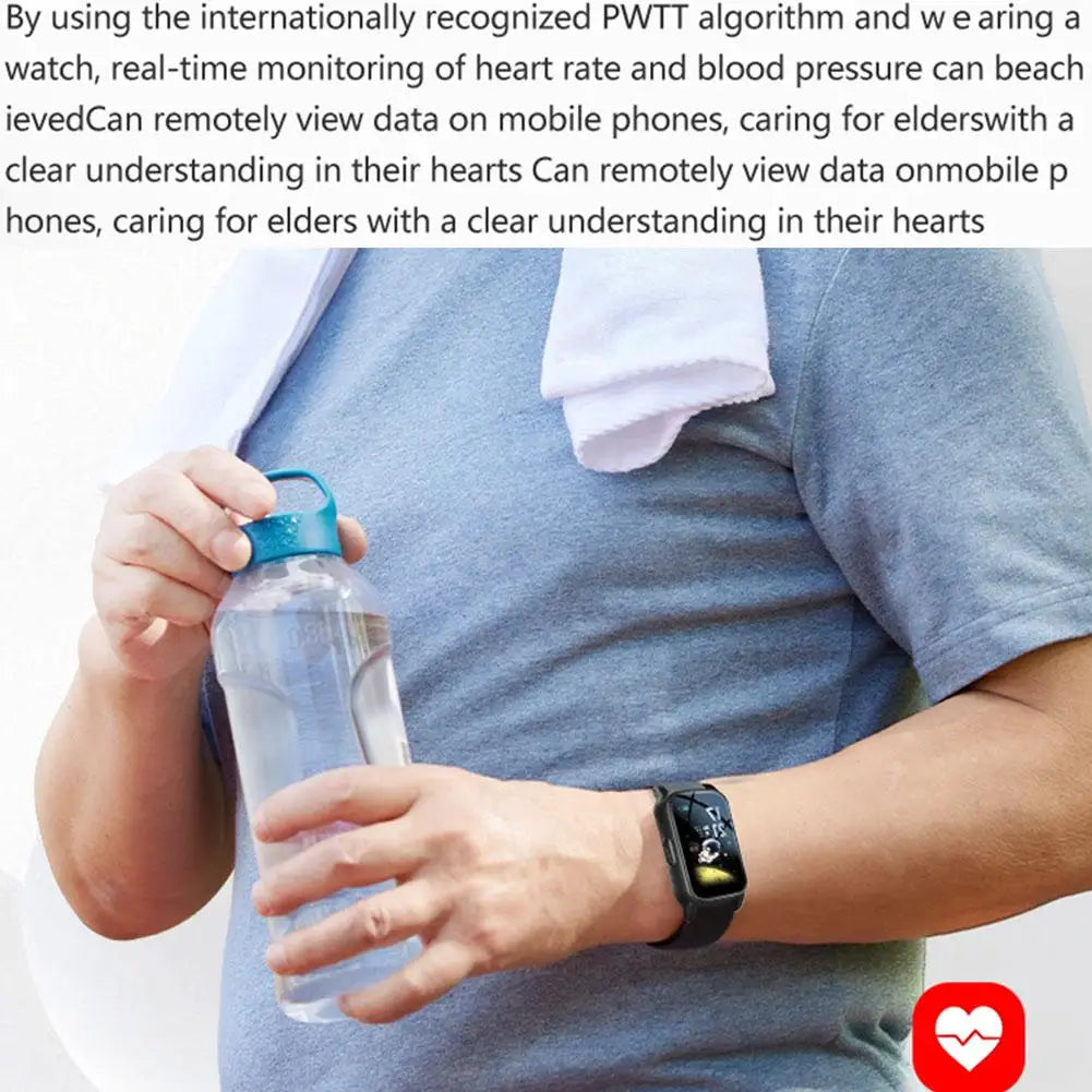 Elderly Smart Watch With Fall Detection GPS Tracking SOS Alert HD Video Call Waterproof Fitness Heart Rate Monitor For Seniors