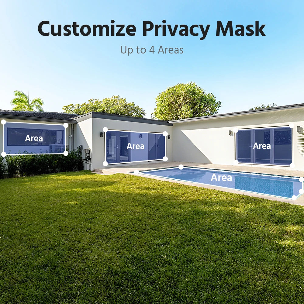 Annke 4MP solar security cameras 4CH Wireless NVR 4mm color night vision camera battery Audio 2.4G 5.8G dual-band WIFI Camera