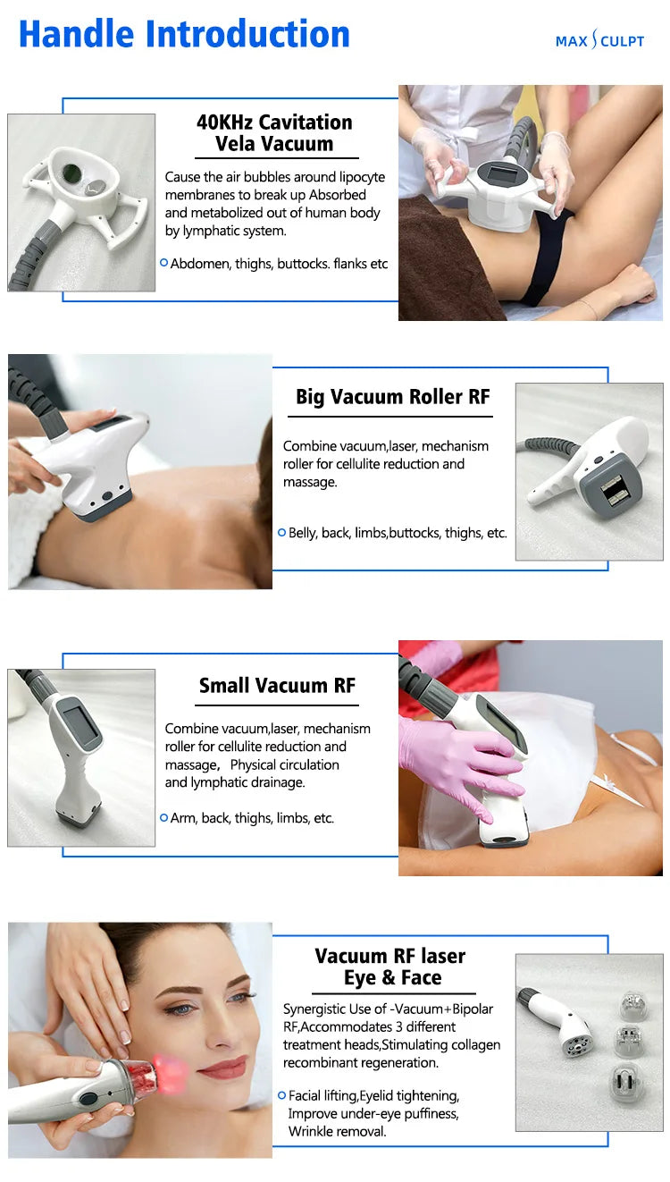 Body Shaping Cavitation Machine for Professional Slimming and Firming Body Shaping Massage Equipment Tidesmit