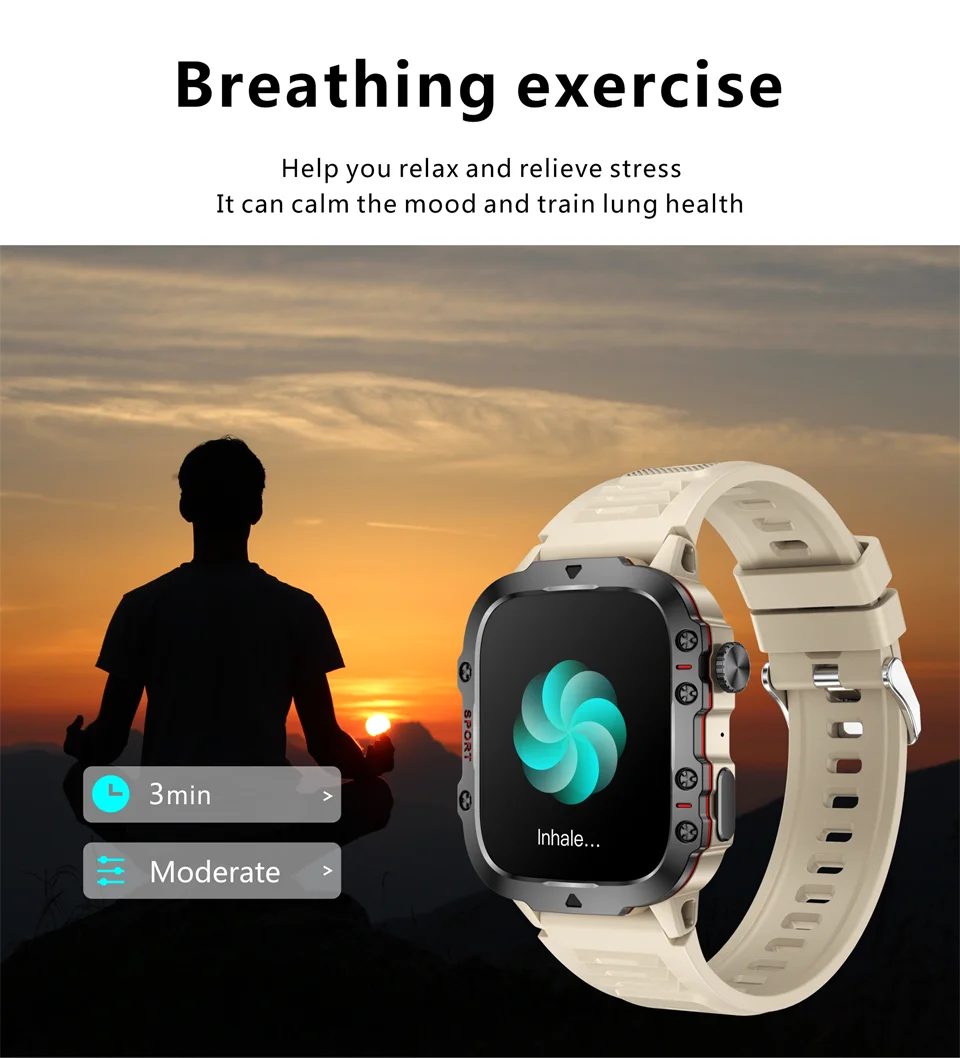 New Smart Watch For Men Women Bluetooth Call Heart Rate Sleep Monitoring 3ATM Waterproof Sport Smartwatch For Android IOS 2026