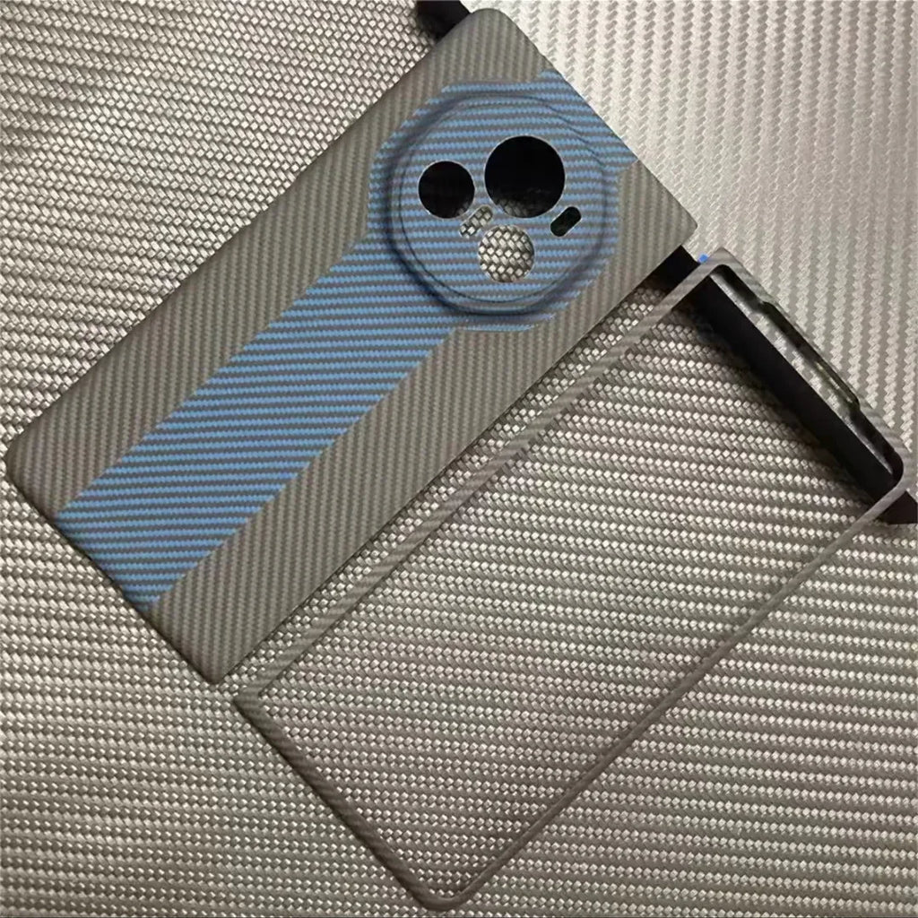 Honor Magic V3 Carbon Fiber Case - Slim Military-Grade Protective Cover Black Blue Black 2 Magic V3 Tidesmit