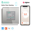 Smart ZigBee Floor Heating Thermostat | WiFi App Controlled HVAC Grey Boiler ZigBee Thermostat Tidesmit