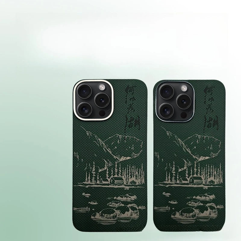 iPhone 16 Pro Max Aramid Fiber Case - Slim Magnetic Protection Tidesmit
