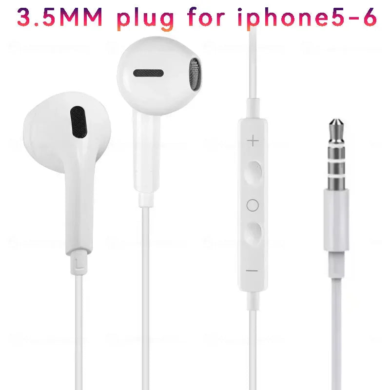 USB-C Wired Earphones for iPhone 15 and 16 - Tidesmit Audio single earphone 3.5 Tidesmit