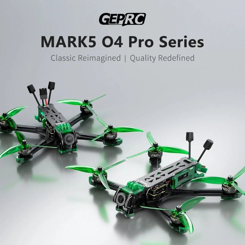 GEPRC MARK5 O4 Pro 5-Inch 6S FPV Freestyle Drone - High Precision Flight DC ELRS 2.4G Tidesmit