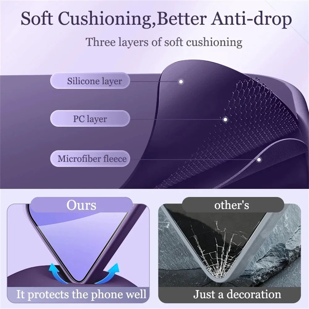 Magnetic Silicone iPhone Case - Shock-Absorbing MagSafe Cover for iPhone Tidesmit