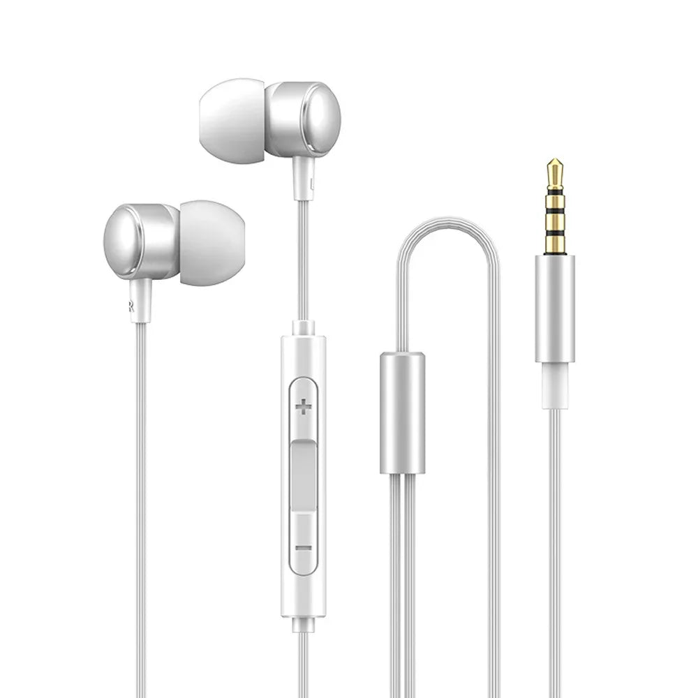 USB-C HiFi Wired Earbuds with Mic - Tidesmit Universal Audio 3.5mm Sliver Tidesmit