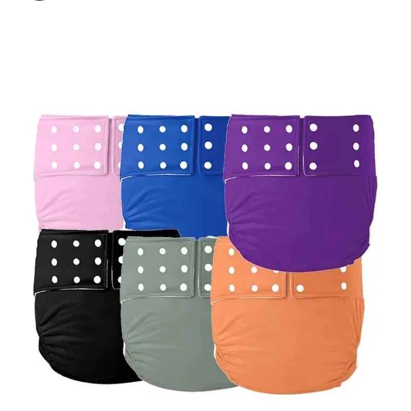 Plus Size Adult Diapers Diapers Pocket Nappies Waterproof Diapers Washable Reusable Adult Elderly Cloth Diapers Pocket Nappies